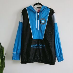 Mitchell&Ness Charlotte FC Football Club MLS Windbreaker Men's LG